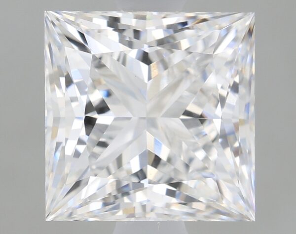 1.61 carat, D colour, VS1 clarity, Princess shape, Lab Grown Diamond.