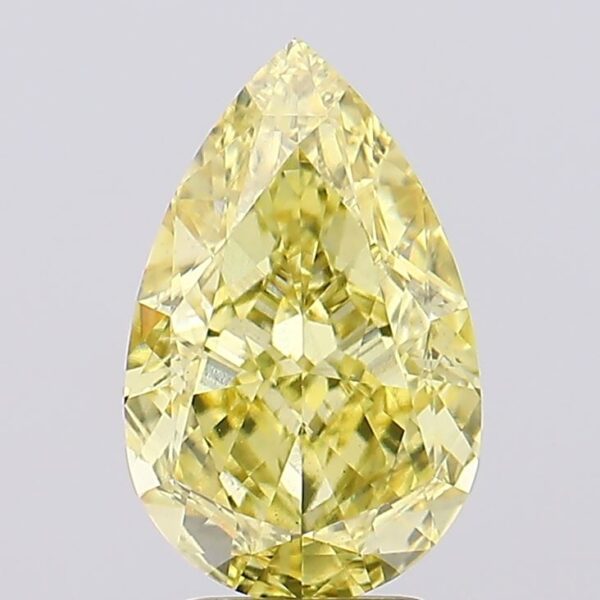 4.32 carat,  colour, VS2 clarity, Pear shape, Lab Grown Diamond.