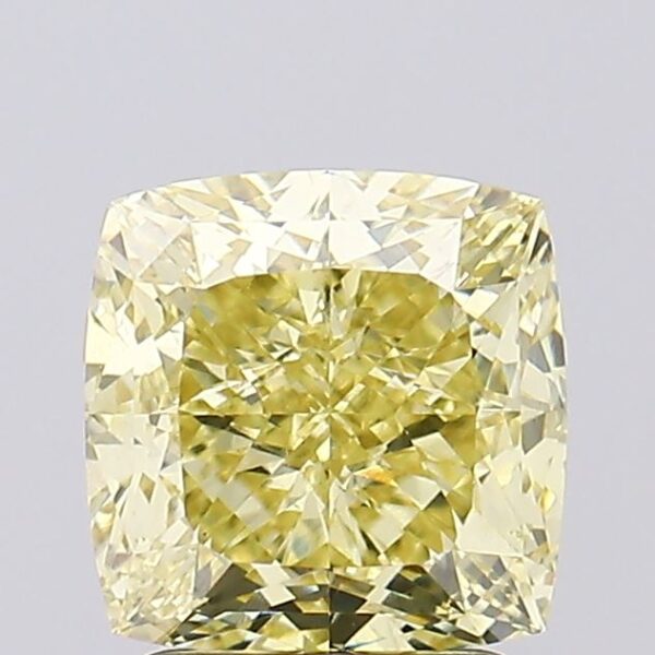 2.61 carat,  colour, VS1 clarity, Cushion shape, Lab Grown Diamond.