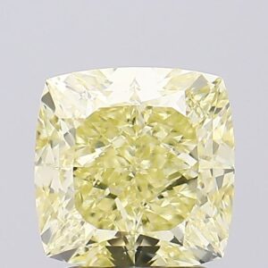 3.08 carat,  colour, VS1 clarity, Cushion shape, Lab Grown Diamond.