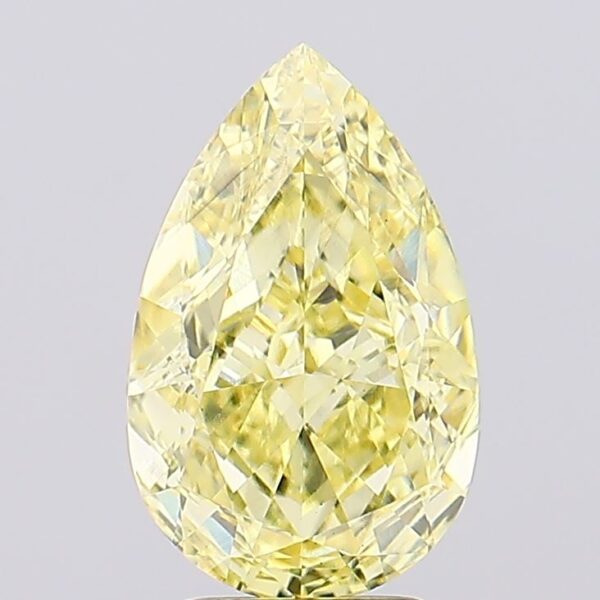 4.02 carat,  colour, VS2 clarity, Pear shape, Lab Grown Diamond.