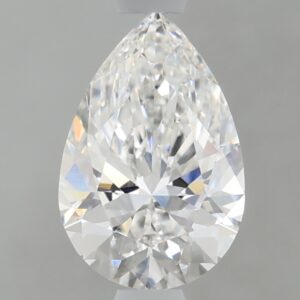 1.09 carat, E colour, VS1 clarity, Pear shape, Lab Grown Diamond.