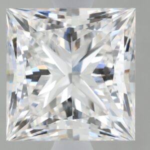 2.44 carat, E colour, VS1 clarity, Princess shape, Lab Grown Diamond.
