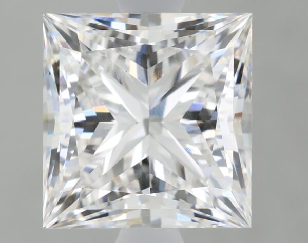 2.44 carat, E colour, VS1 clarity, Princess shape, Lab Grown Diamond.
