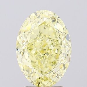 3.41 carat,  colour, VVS2 clarity, Oval shape, Lab Grown Diamond.