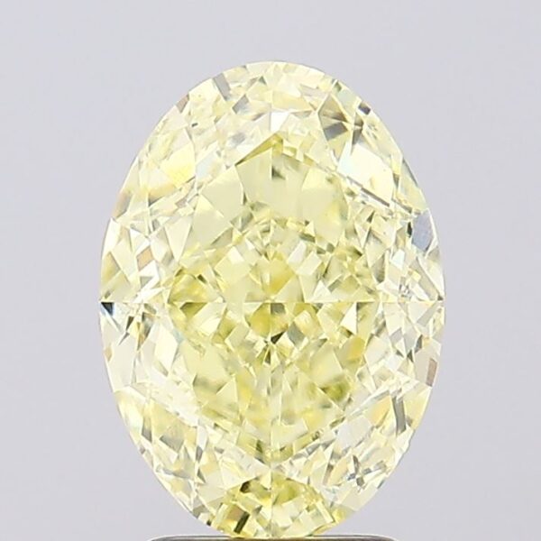 3.41 carat,  colour, VVS2 clarity, Oval shape, Lab Grown Diamond.