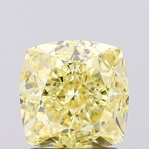 1.74 carat,  colour, VS1 clarity, Cushion shape, Lab Grown Diamond.