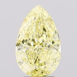 2.9 carat,  colour, VS1 clarity, Pear shape, Lab Grown Diamond.