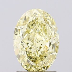 1.66 carat,  colour, VS1 clarity, Oval shape, Lab Grown Diamond.