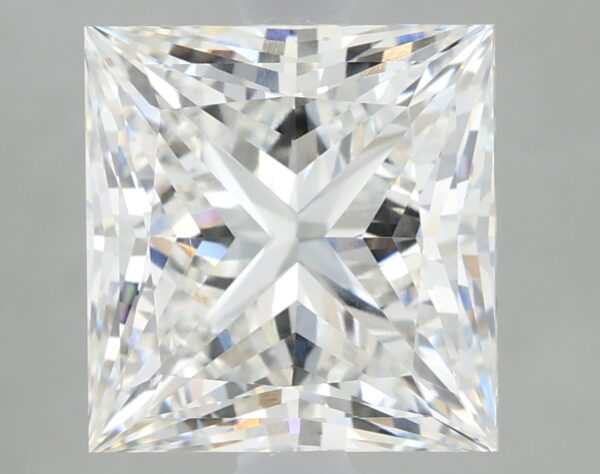 3.33 carat, F colour, VVS2 clarity, Princess shape, Lab Grown Diamond.