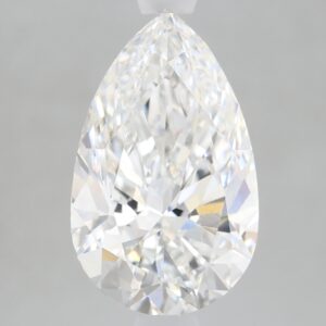 1.75 carat, F colour, VS1 clarity, Pear shape, Lab Grown Diamond.