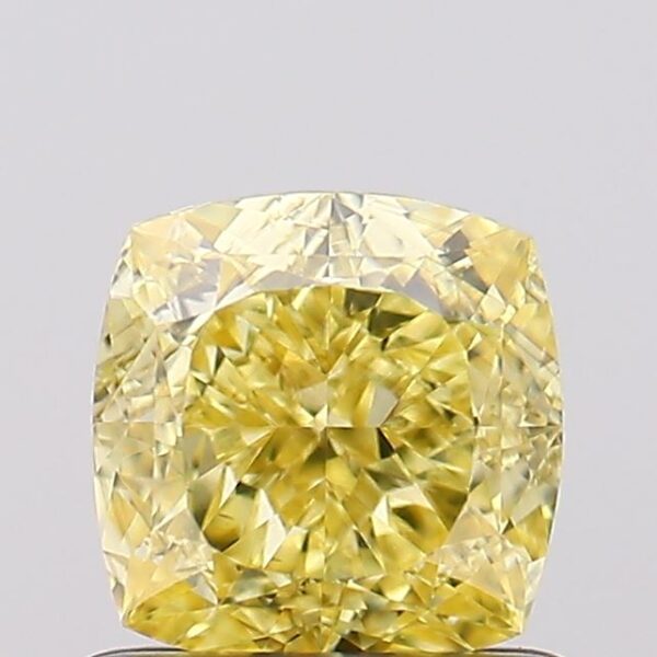 1.09 carat,  colour, VS1 clarity, Cushion shape, Lab Grown Diamond.