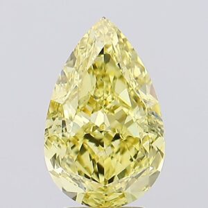 4.17 carat,  colour, VS2 clarity, Pear shape, Lab Grown Diamond.