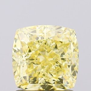 1.59 carat,  colour, VS1 clarity, Cushion shape, Lab Grown Diamond.