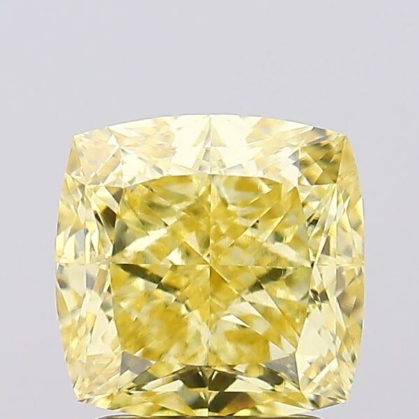 2.6 carat,  colour, VS1 clarity, Cushion shape, Lab Grown Diamond.