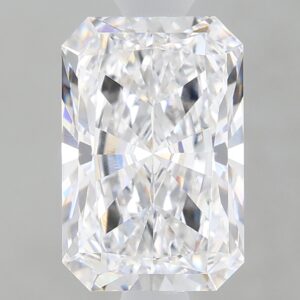 1.62 carat, E colour, VVS2 clarity, Radiant shape, Lab Grown Diamond.