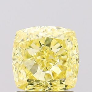 1.51 carat,  colour, VS1 clarity, Cushion shape, Lab Grown Diamond.