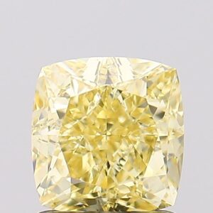1.54 carat,  colour, VS2 clarity, Cushion shape, Lab Grown Diamond.