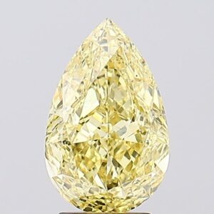 3.51 carat,  colour, VS2 clarity, Pear shape, Lab Grown Diamond.