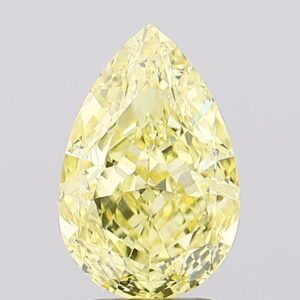 3.57 carat,  colour, VS2 clarity, Pear shape, Lab Grown Diamond.