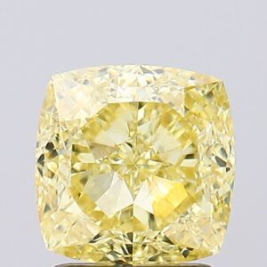 2.06 carat,  colour, VVS2 clarity, Cushion shape, Lab Grown Diamond.