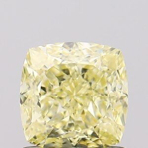 1.13 carat,  colour, VS1 clarity, Cushion shape, Lab Grown Diamond.