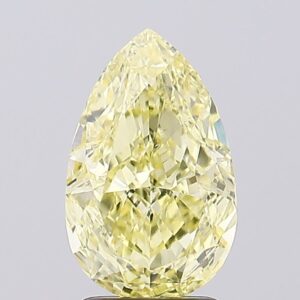 2.61 carat,  colour, VS1 clarity, Pear shape, Lab Grown Diamond.