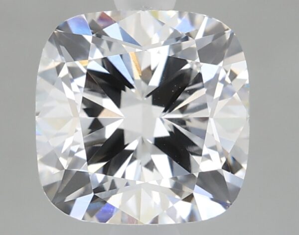 1.72 carat, E colour, VVS2 clarity, Cushion shape, Lab Grown Diamond.