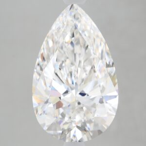 4.05 carat, E colour, VS1 clarity, Pear shape, Lab Grown Diamond.