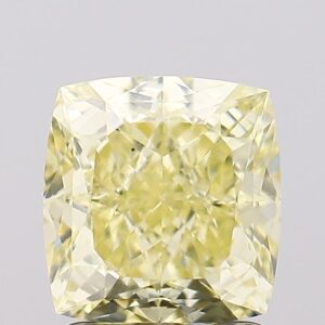 2.05 carat,  colour, VS1 clarity, Cushion shape, Lab Grown Diamond.