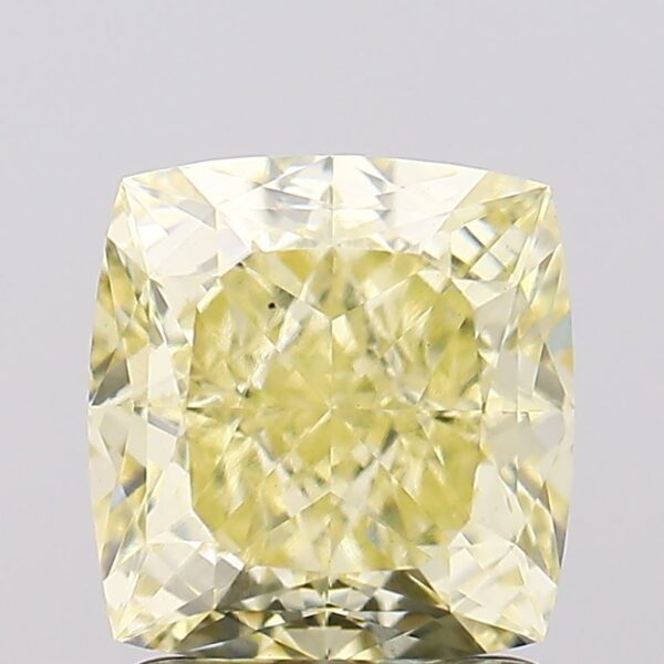 2.05 carat,  colour, VS1 clarity, Cushion shape, Lab Grown Diamond.