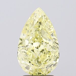 3.1 carat,  colour, VVS2 clarity, Pear shape, Lab Grown Diamond.