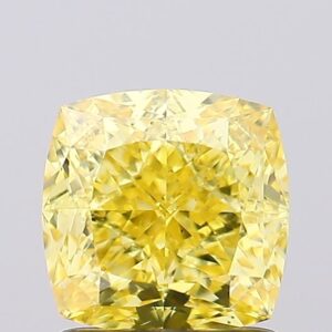 1.59 carat,  colour, VS2 clarity, Cushion shape, Lab Grown Diamond.