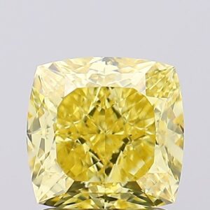 2.04 carat,  colour, VS1 clarity, Cushion shape, Lab Grown Diamond.