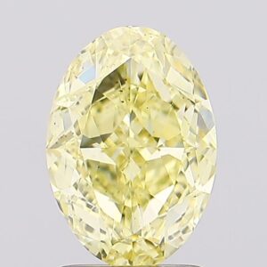 2.1 carat,  colour, VS2 clarity, Oval shape, Lab Grown Diamond.