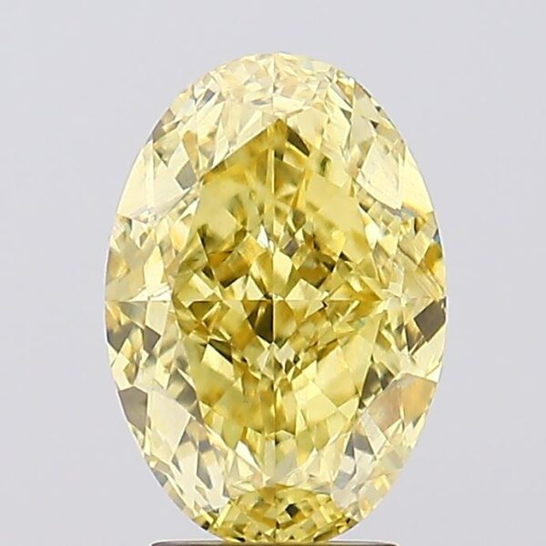 4.08 carat,  colour, VS2 clarity, Oval shape, Lab Grown Diamond.