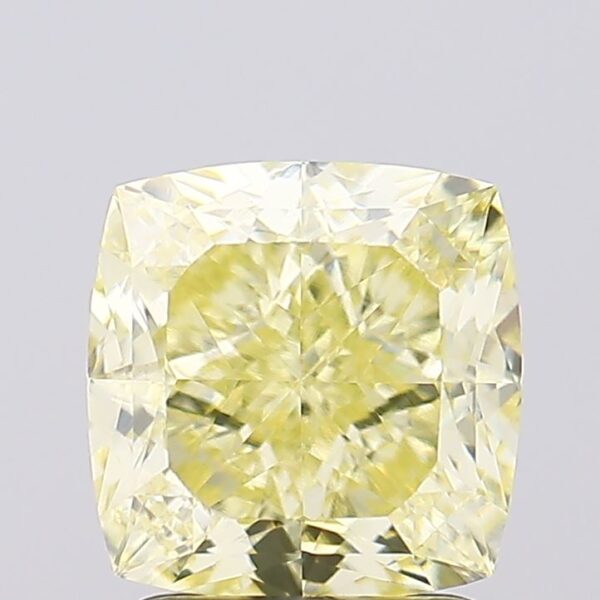 2.5 carat,  colour, VVS2 clarity, Cushion shape, Lab Grown Diamond.