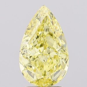 3.1 carat,  colour, VS1 clarity, Pear shape, Lab Grown Diamond.