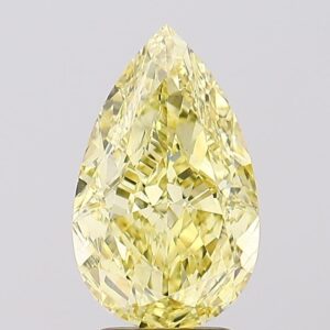 3.57 carat,  colour, VS1 clarity, Pear shape, Lab Grown Diamond.