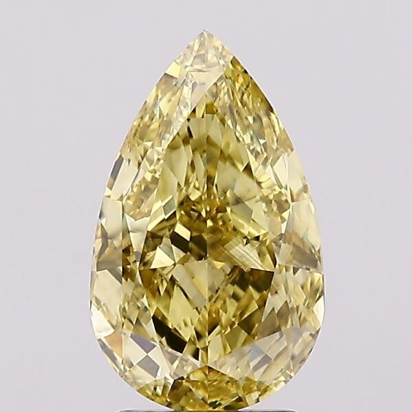 2.6 carat,  colour, VS2 clarity, Pear shape, Lab Grown Diamond.
