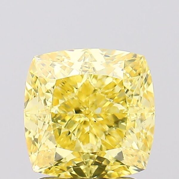 2.6 carat,  colour, VS2 clarity, Cushion shape, Lab Grown Diamond.