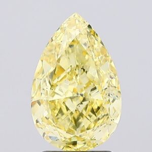2.61 carat,  colour, VS2 clarity, Pear shape, Lab Grown Diamond.