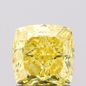 1.44 carat,  colour, VS1 clarity, Cushion shape, Lab Grown Diamond.