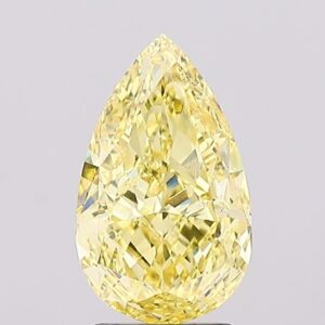 2.59 carat,  colour, VS1 clarity, Pear shape, Lab Grown Diamond.