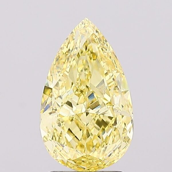 2.59 carat,  colour, VS1 clarity, Pear shape, Lab Grown Diamond.