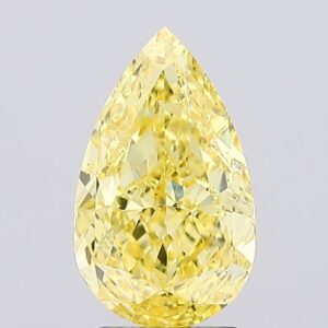 2.61 carat,  colour, VS1 clarity, Pear shape, Lab Grown Diamond.