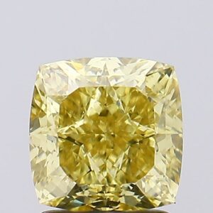 2.03 carat,  colour, VS1 clarity, Cushion shape, Lab Grown Diamond.