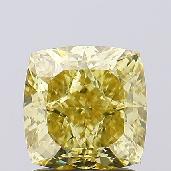2.03 carat,  colour, VS1 clarity, Cushion shape, Lab Grown Diamond.