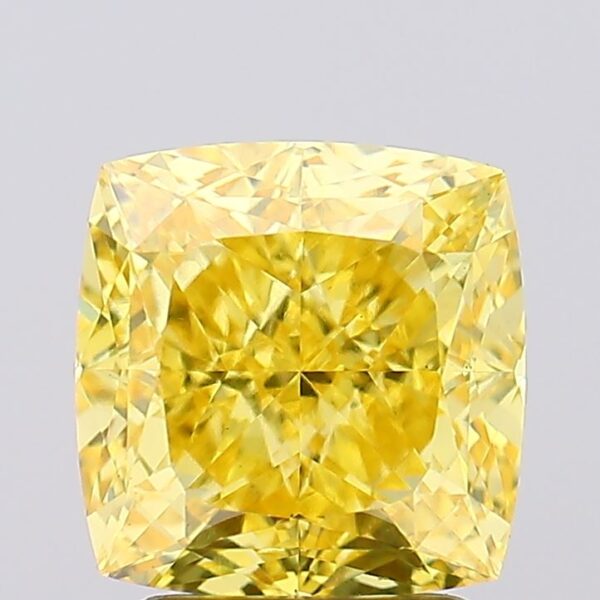2.83 carat,  colour, VS1 clarity, Cushion shape, Lab Grown Diamond.
