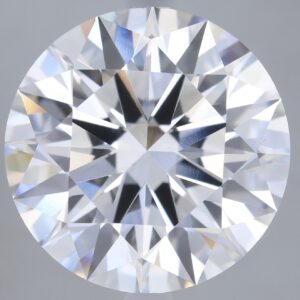 5.13 carat, E colour, VS2 clarity, Round shape, Lab Grown Diamond.